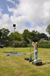 Jeugdkoningin Fleur in actie